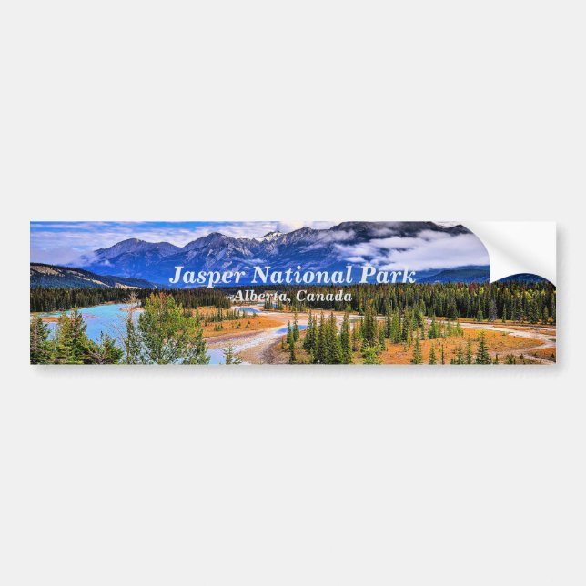 Pegatina Para Coche Parque Nacional Jasper, Alberta, Canadá (Frente)