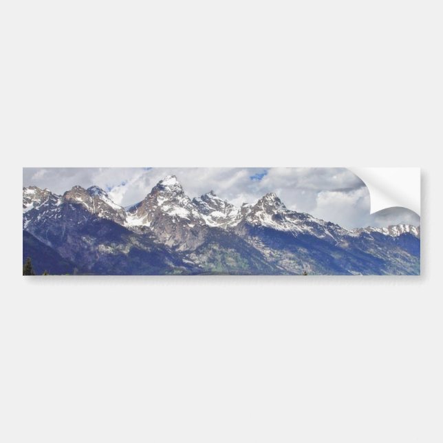 Pegatina Para Coche Parque nacional magnífico de Teton (Frente)