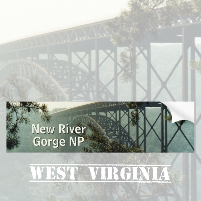 Pegatina Para Coche Parque Nacional New River Gorge (Subido por el creador)