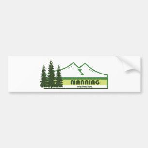 Pegatina Para Coche Parque Provincial Manning Franjas Verdes