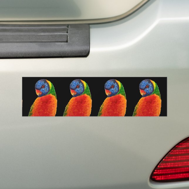 PEGATINA PARA COCHE PARROT BUMPER STICKERS (en coche)