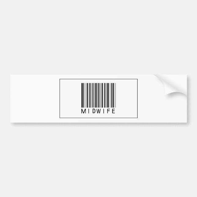 Pegatina Para Coche Partera del código de barras (Frente)