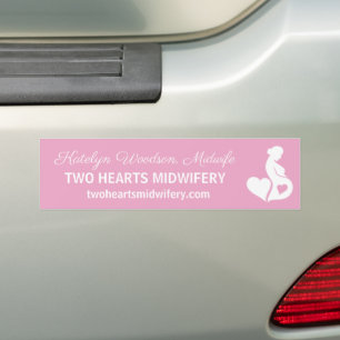 Pegatina Para Coche Partera Doula Embarazo Hermoso Negocio Rosa