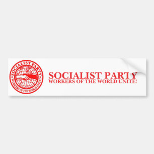 Pegatina Para Coche Partido Socialista los E.E.U.U.