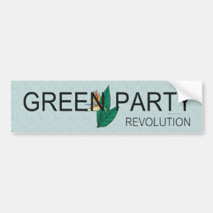 Pegatina Para Coche Partido Verde de la CAMISETA