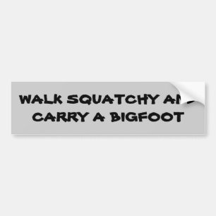 Pegatina Para Coche Paseo Squatchy y…