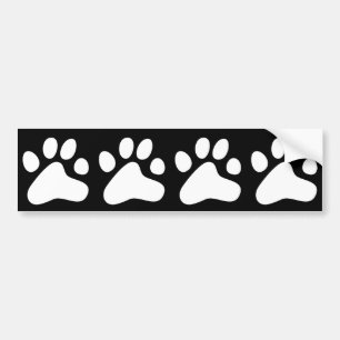 Pegatina Para Coche Patas blancas del perro