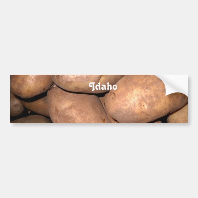 Pegatina Para Coche Patatas de Idaho (Frente)