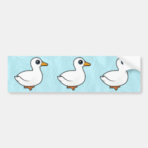 Pegatina Para Coche Pato de Birdorable Pekin