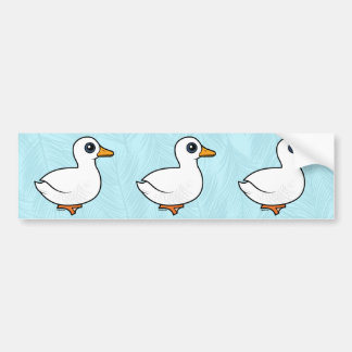 Pegatina Para Coche Pato de Birdorable Pekin