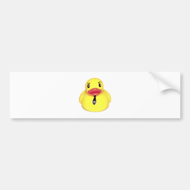 Pegatina Para Coche Pato de negocios (Frente)