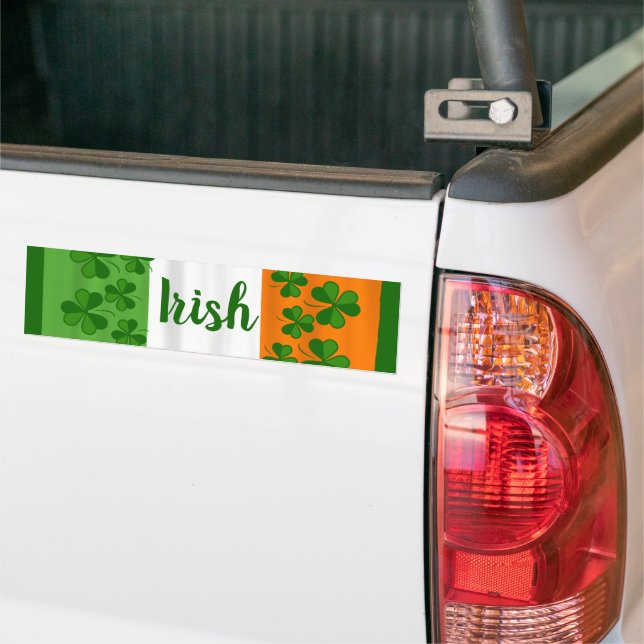 Pegatina Para Coche Patrimonio irlandés destroza bandera de Irlanda (En Camión)