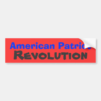 Pegatina Para Coche Patriota americano, revolución