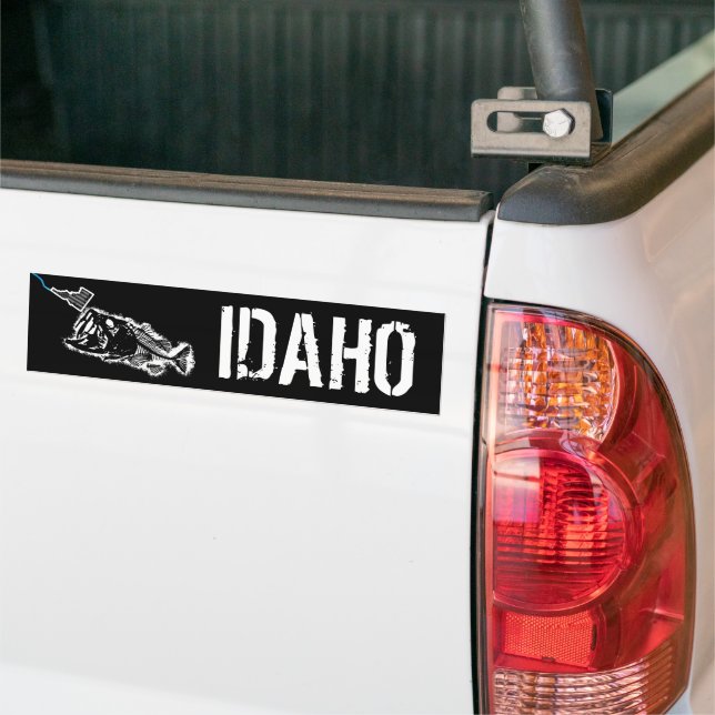 PEGATINA PARA COCHE PATRIOTA - HUELGA IDAHO - UNA MALA BASE (En Camión)