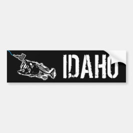 PEGATINA PARA COCHE PATRIOTA - HUELGA IDAHO - UNA MALA BASE