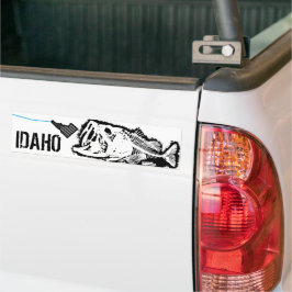 PEGATINA PARA COCHE PATRIOTA - HUELGA IDAHO - UNA MALA BASE