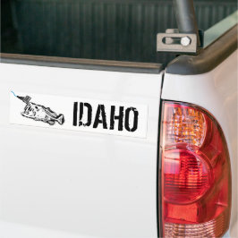 PEGATINA PARA COCHE PATRIOTA - HUELGA IDAHO - UNA MALA BASE