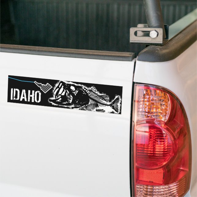 PEGATINA PARA COCHE PATRIOTA - HUELGA IDAHO - UNA MALA BASE (En Camión)
