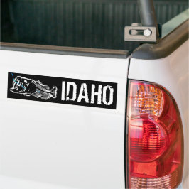 PEGATINA PARA COCHE PATRIOTA - IDAHO INFLUIDO - UNA MALA BASE
