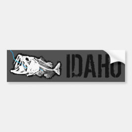 PEGATINA PARA COCHE PATRIOTA - IDAHO INFLUIDO - UNA MALA BASE