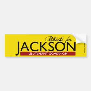 Pegatina Para Coche Patriotas para Jackson para el Lt. Palillo del