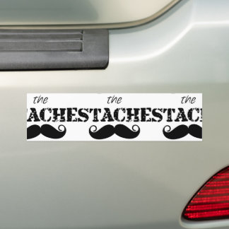 Pegatina Para Coche Patrón de bigote de cefalea