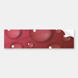 Pegatina Para Coche Patrón de caída de agua roja