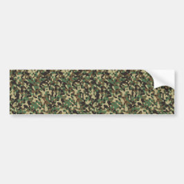 Pegatina Para Coche Patrón de camuflaje verde, negro y marrón