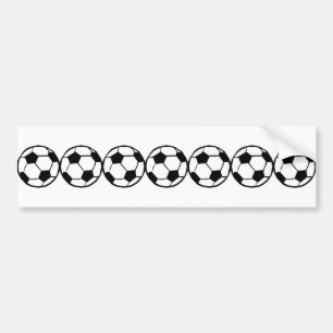 Pegatina Para Coche Patrón de fútbol