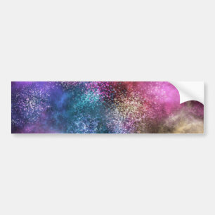 Pegatina Para Coche Patrón de galaxia colorido