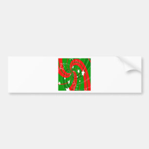 Pegatina Para Coche patrón de navidad de navidades abstractos