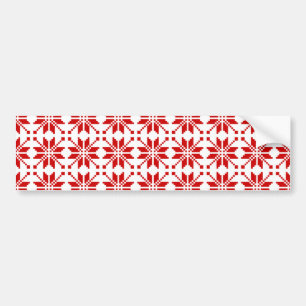 Pegatina Para Coche Patrón de Navidades de copos de nieve de Navidad