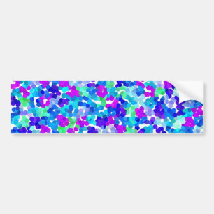 Pegatina Para Coche Patrón de pinzas violeta azul marino