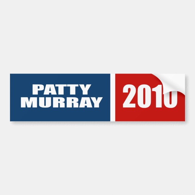 PEGATINA PARA COCHE PATTY MURRAY PARA EL SENADO (Frente)