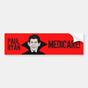 Pegatina Para Coche Paul Ryan ama Seguro de enfermedad