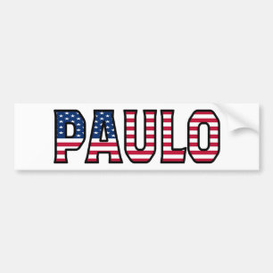 Pegatina Para Coche Paulo Name Vorname Estados Unidos Aufkleber Pegati