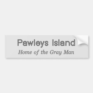 Pegatina Para Coche Pawleys Island Gray Man