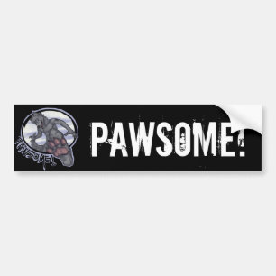 Pegatina Para Coche ¡pawsome, PAWSOME!