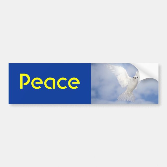 Pegatina Para Coche Pax, paz (Frente)