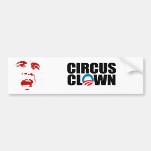 PEGATINA PARA COCHE PAYASO DE CIRCO