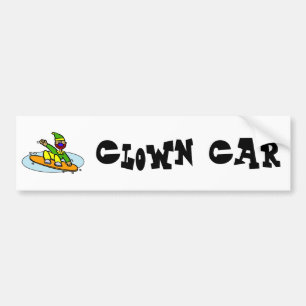 Pegatina Para Coche Payaso de la snowboard