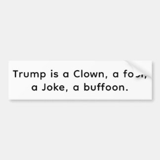 Pegatina Para Coche Payaso Loco Broma bufón Trump Hankamer Artjunkhaus