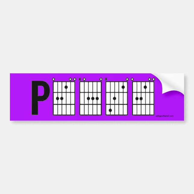 Pegatina Para Coche paz (Frente)