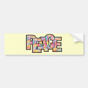 PEGATINA PARA COCHE PAZ