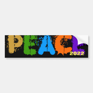 PEGATINA PARA COCHE PAZ 2022