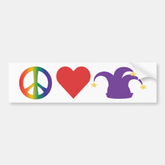 Pegatina Para Coche Paz, amor, CCT