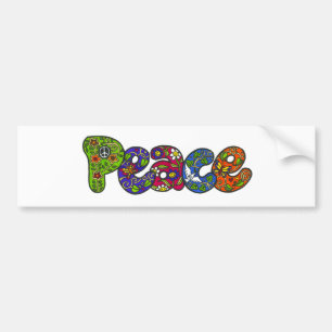 Pegatina Para Coche Paz Bumpersticker