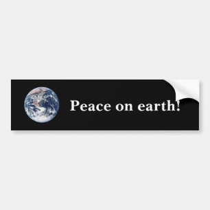 Pegatina Para Coche ¡Paz en la tierra!