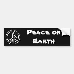 Pegatina Para Coche Paz en la tierra