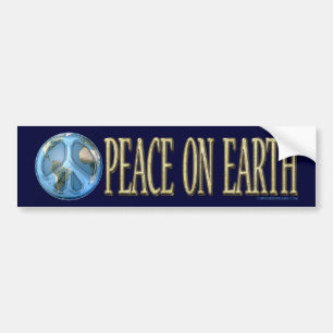 Pegatina Para Coche Paz en la tierra